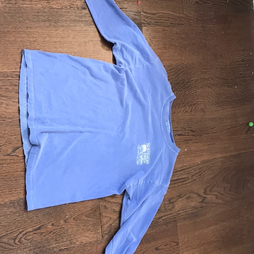 a southern fried cotton longsleeved T-shirt